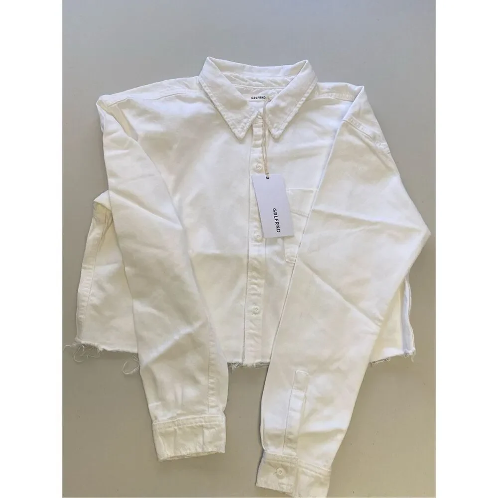 Grlfrnd Christy Crop Top in Waxen Moon size XS‎ New (10-13)